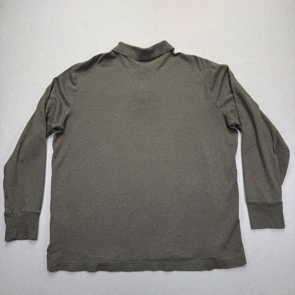 Polo Ralph Lauren Mens‎ Classic Fit Long Sleeve Flesh Pony Polo Shirt Large